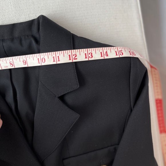 The Kooples (36/4) ultra-fine wool blazer with gold buttons, women's, EUC. - Picture 12 of 16